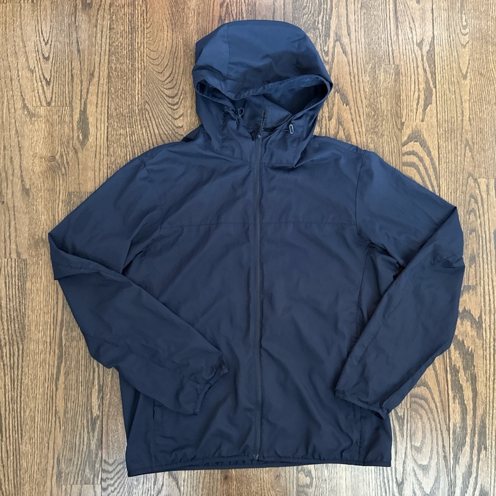 Uniqlo Navy Blue Windbreaker Zip Up